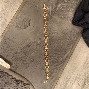 10K heart linked bracelet!! Super cute!!